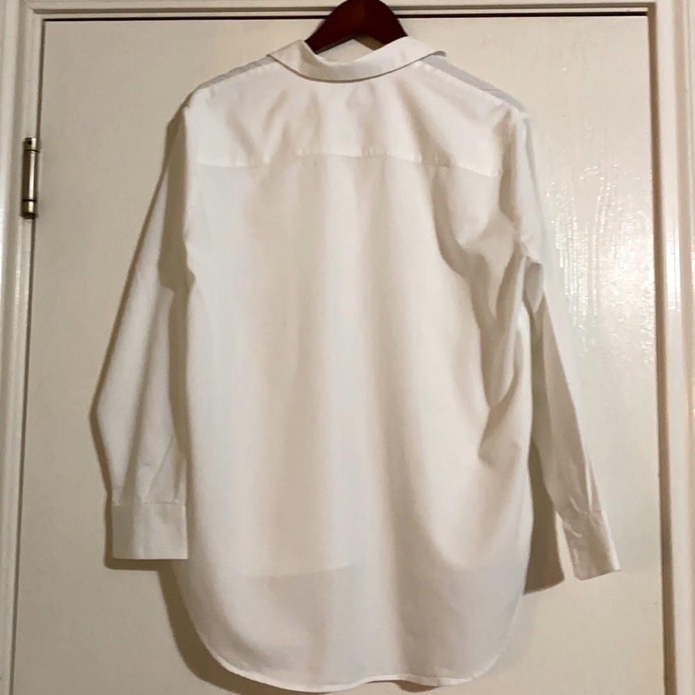 Madewell White Long Sleeve Basic Button Down High… - image 6